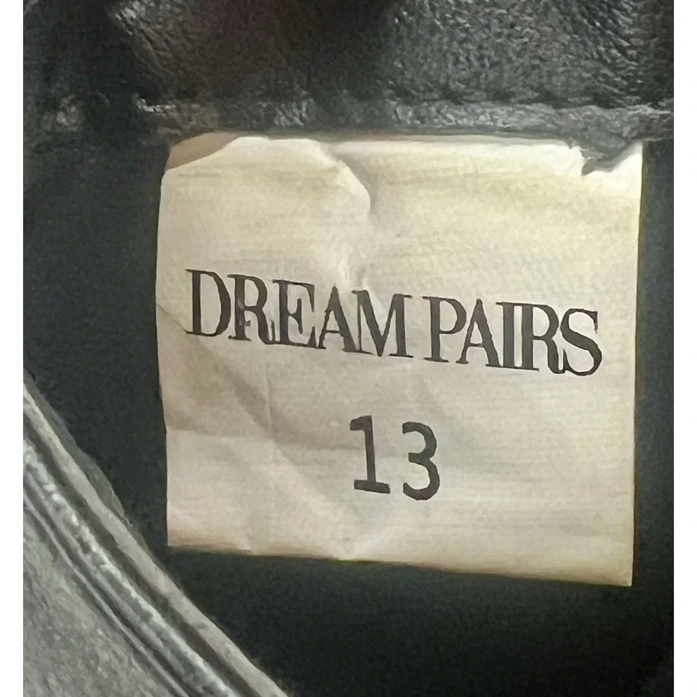 Dream‎ Pairs Kids Black Zip Up/Laced Boots Size 13